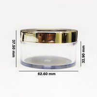 Acrylic Jar with Gold Cap 50gm