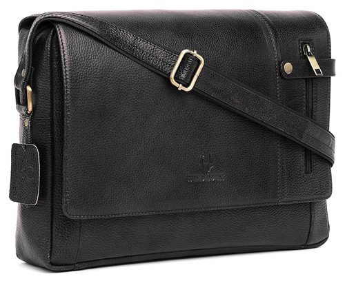 Black Leather Laptop Bags