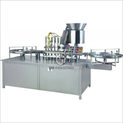 Industrial Automatic Injectable Vial Filling and Rubber Stoppering Machine