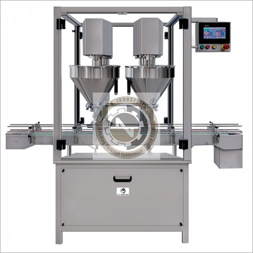 Silver Double Head Auger Powder Filling Machine