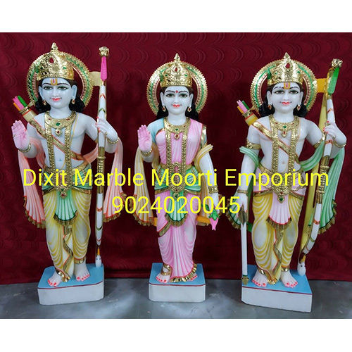 Washable Marble Ram Darbar Statue