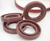 Viton Oil Seal - Stainless Steel, Different Sizes Available, Golden Color, Industrial Usage | Durable And Hardness-enhanced Performance