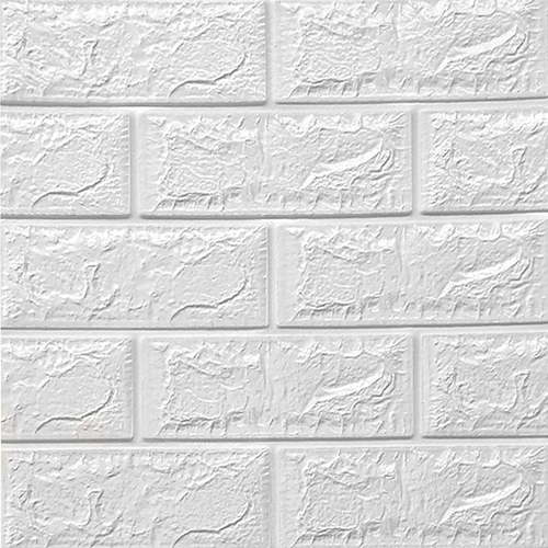 3D Self Adhesive White Brick Wall Stickers
