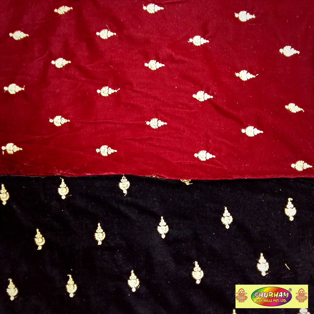 Velvet Embroidery Fabric