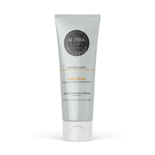 Natural Shine Hair Cream - 150ml | Keratin, Protein & Multivitamins Infused, Frizz-free & Damage Repair Solution, Enriched With Argan Oil & Milk Protein For Nourishment And Shine
