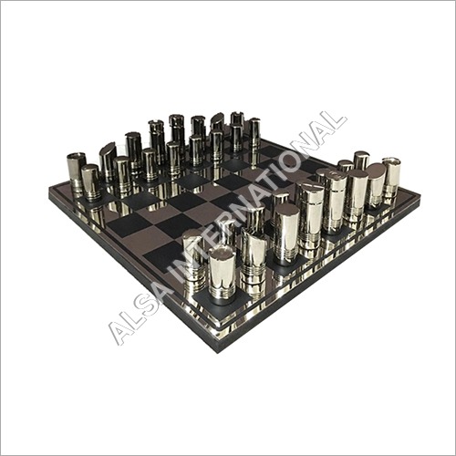 wholesale luxury metal chess board with