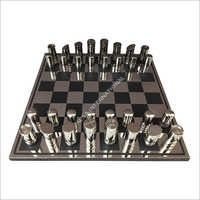 Metal Players And High Quality Chess Board