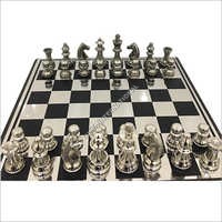Custom Color Metal Players Chess Board Set