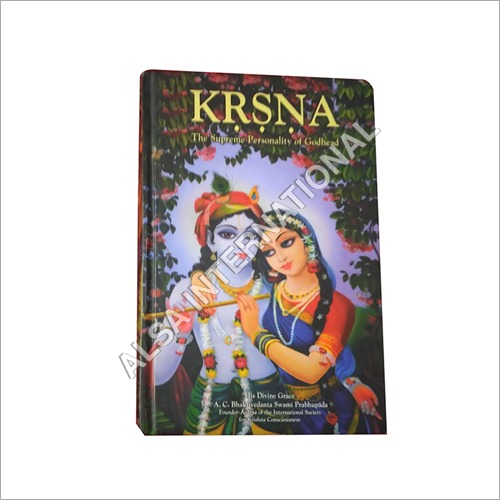 Hard Cover Religious Krishna Hardcover Book Printing Services