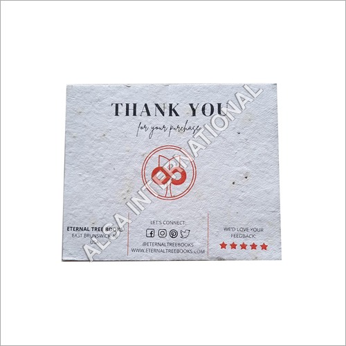Soft Thank You Card Printing Services By ALSA INTERNATIONAL