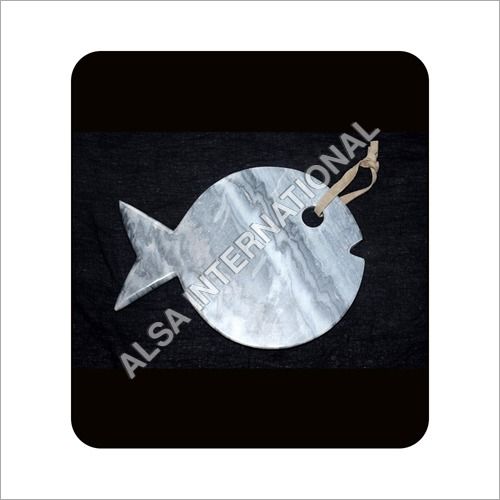 Grey Marble Fish Chopping Board