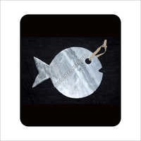 Grey Marble Fish Chopping Board