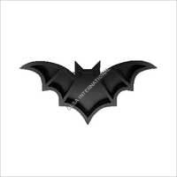 Customized Wooden Bat Style Black Shelves