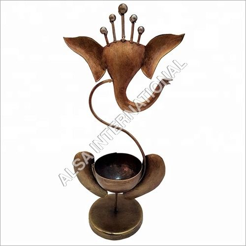 Polishing Decoration Metal Candle Stand