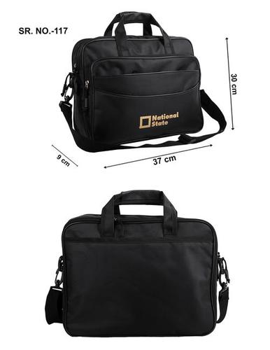 Promotional Bag - PVC Material, Stylish Design, Black Color | Moisture Proof, Shoulder Length Handle, Customized Sizes and Logos