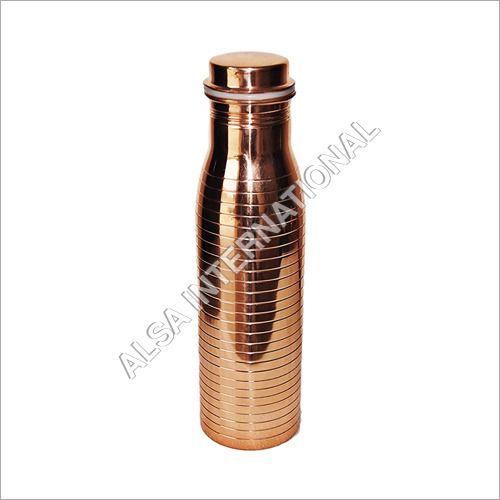 Round 500 Ml Copper Water Bottle