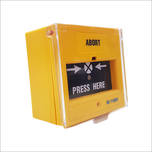 RE-716MY MCP Yellow Alarm By SAFE PRO FIRE SERVICES PVT. LTD.