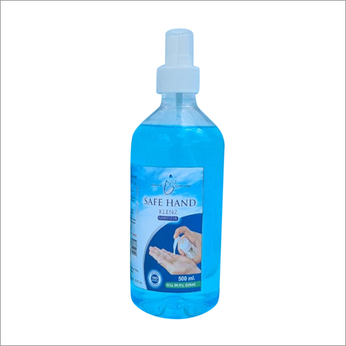 500 ML Hand Sanitizer - Alcohol Liquid, 500 ml Size | Suitable for All Ages, Personal Safety Care, 1-2 Years Shelf Life, Store in Dry Place