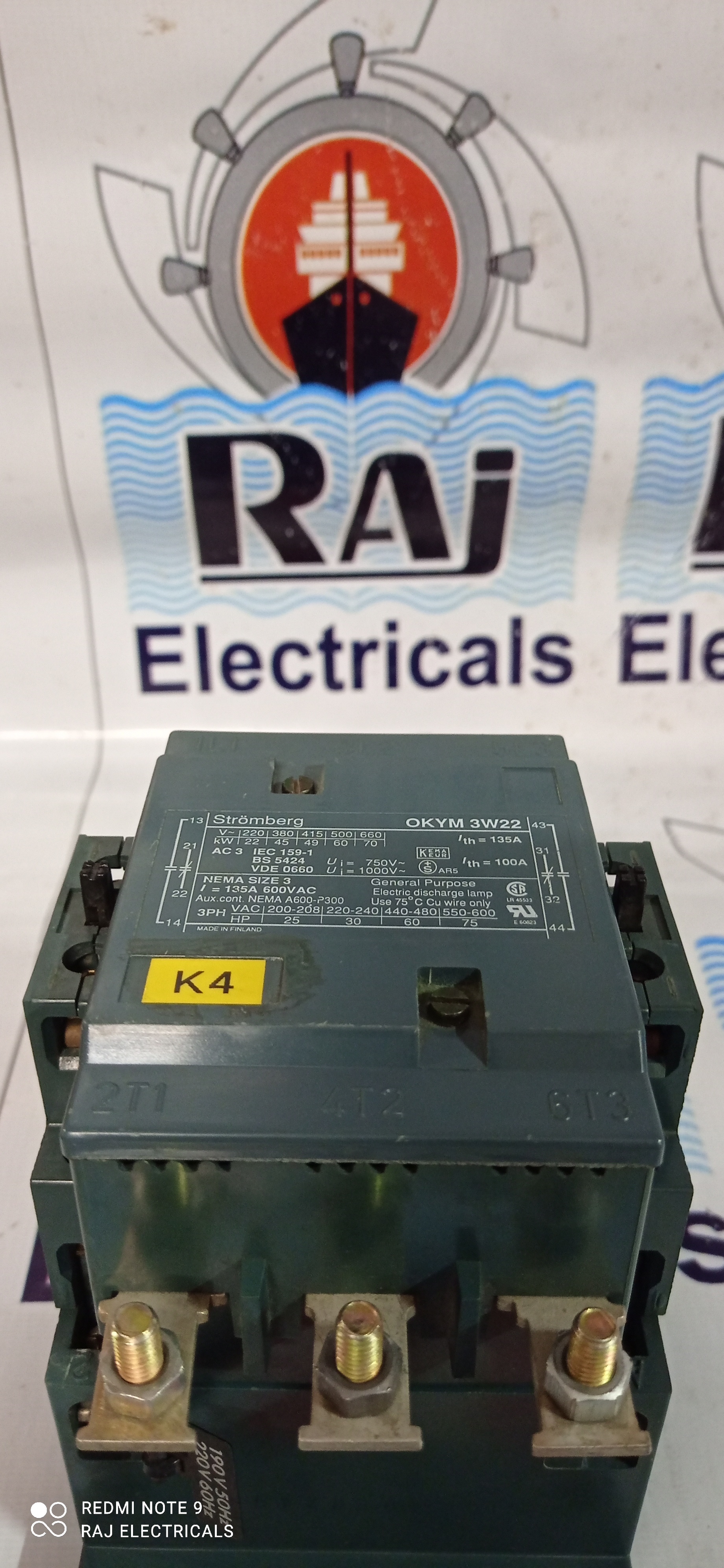 STOMBERG CONTACTOR - 135A