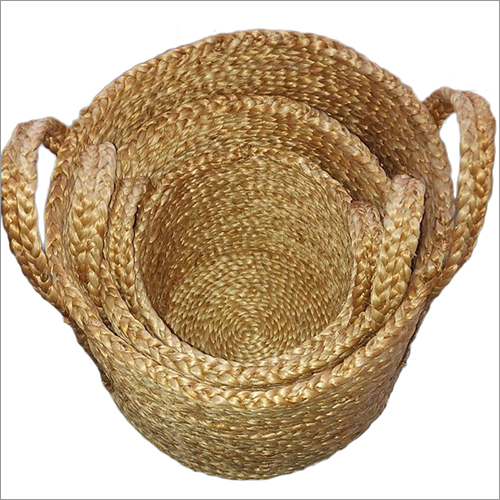Vintage Handmade Basket By ECOTEX (INDIA)