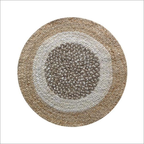 Rattan Jute Area Rug