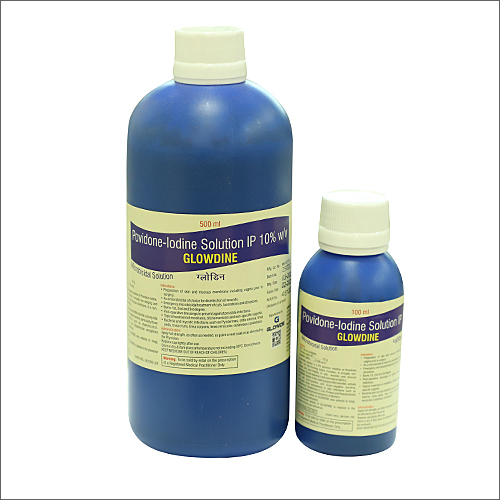 500Ml 10% Glowdine Povidone Iodine Solution Ip Application: Industrial