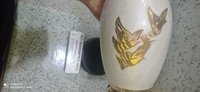 HIGH QUALITY WHITE GOING HOME BRASS CREMATION URN / ADULT URN FOR HUMAN ASHES