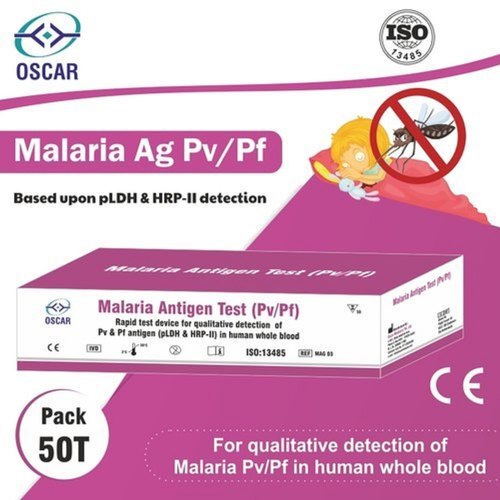 Oscar Plastic Malaria Antigen PV-PF Test Kits