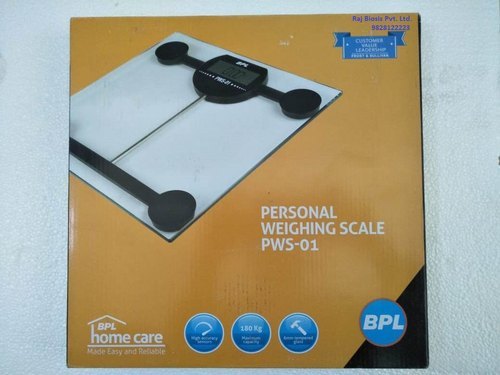 Fully Automatic BPL Personal Weighing Scale PWS-01 By RAJ BIOSIS PRIVATE LIMITED