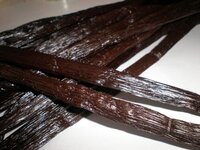 Brown And Black Natural Vanilla Beans