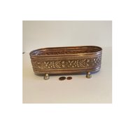ANTIQUE BRASS PLANTER