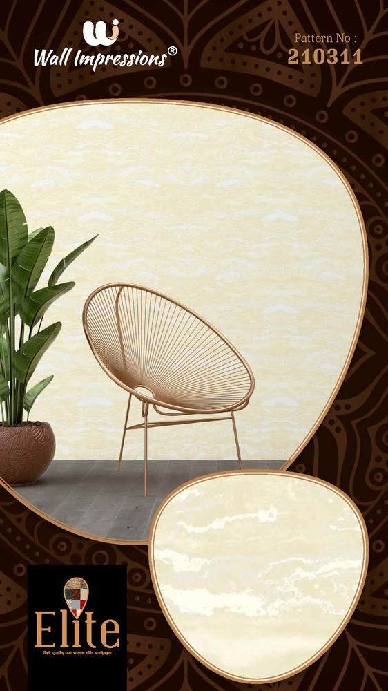 Non Woven Wallpaper - Material: Pvc
