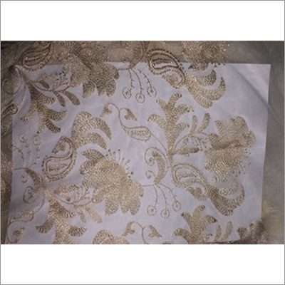 Fancy Beautiful Embroidered Net Fabric in Ludhiana at best price
