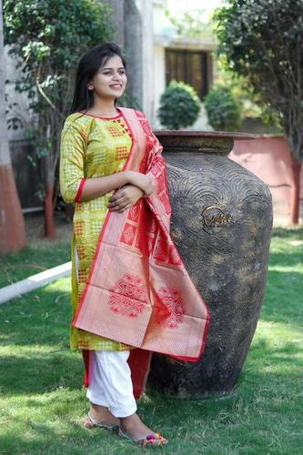 Washable Banarasi Dress With Dupatta Collection