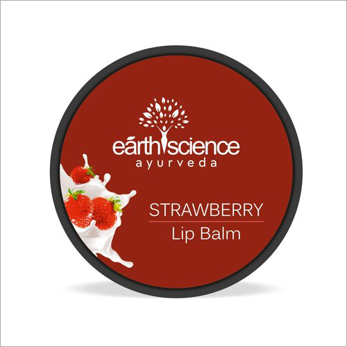 Strawberry Lip Balm By Earth Science Ayurveda