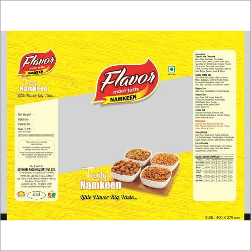 Flavour Namkeen Packaging Pouch