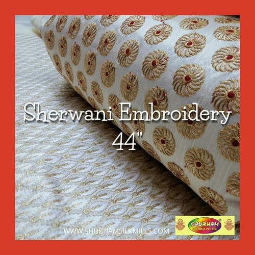 Sherwani Embroidery Fabric