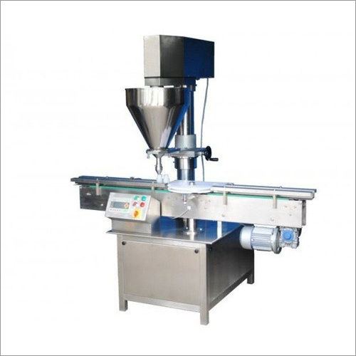 Silver Automatic Powder Filling Machine