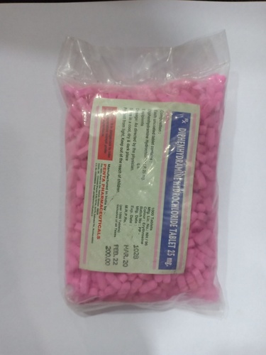 Diphenhydramine Hydrochloride Tablets 25mg