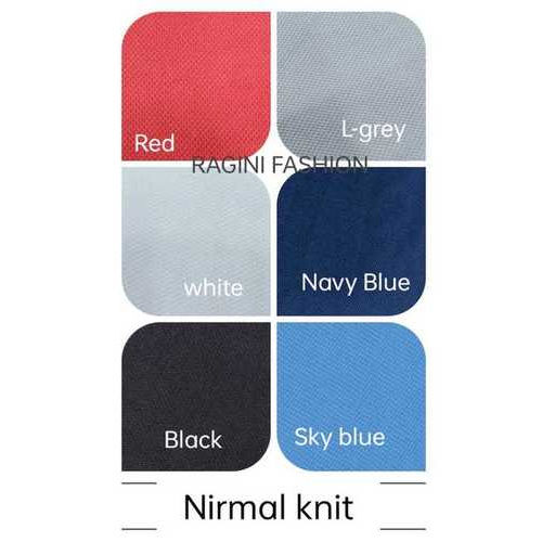 Polyester Nirmal Knit T-shirts Lycra Fabric