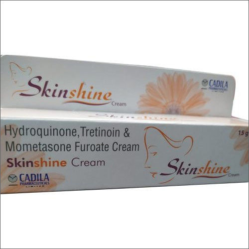 Hydroquinone Tretinoin और Mometasone Furoate स्किनशाइन क्रीम