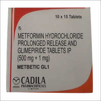 500mg + 1mg   Metbetic Tablets