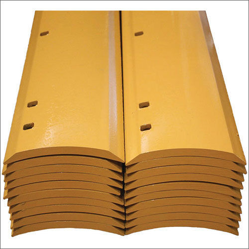 Excavator Grader Blade - Color: Yellow