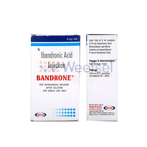 Bandrone Injection (Ibandronic Acid 6mg By WEEFSEL PHARMA