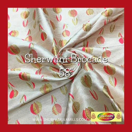 Digital Sherwani Brocade  Fabric
