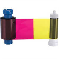 Orphicard Full Panel Ribbon (Ymcko) Color Ribbon and Cleaning Roller 300 Images Per Roll