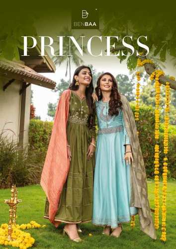 Princess Silk Kurti Catalogue Set - Color: As Per Catalog