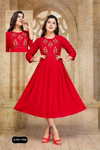 Hiral Fabric Fancy Kurti Catalogue Set - Size M, L, XL, XXL | Washable, Printed Design for All Seasons