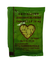Cetirizine Dihydrochloride Tablets 10mg