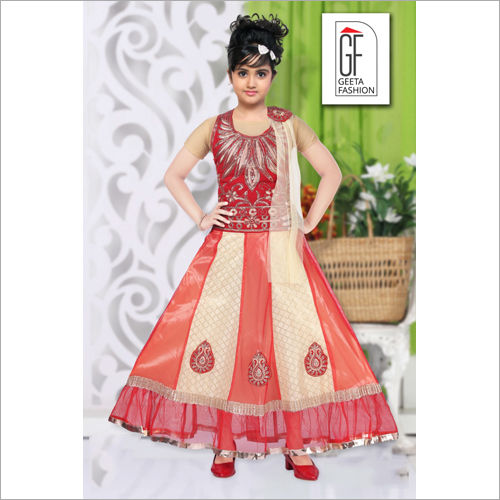 Available In Different Color Girls Ethnic Lehenga